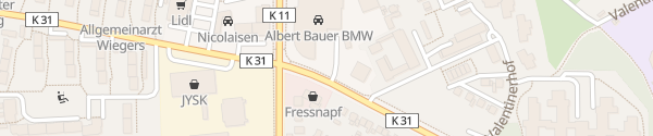 Karte Bauer Automobile Flensburg