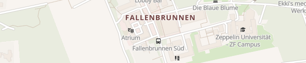 Karte Kulturhaus Caserne Friedrichshafen