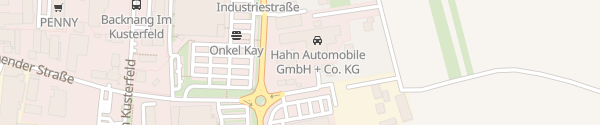 Karte Hahn Automobile Hof Backnang