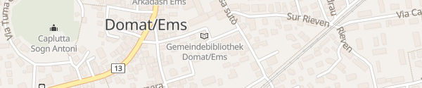 Karte Gemeindehaus Domat/Ems