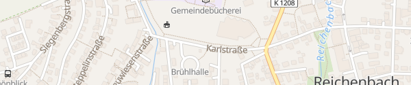 Karte Karlstraße Reichenbach an der Fils