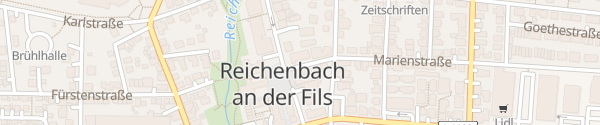 Karte Marienstraße Reichenbach an der Fils