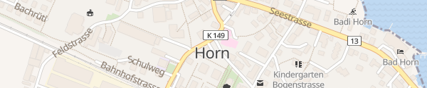 Karte Gemeindeverwaltung Horn
