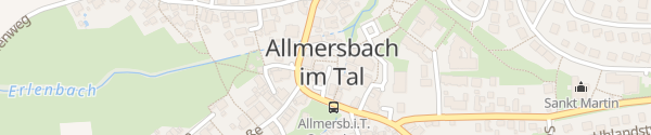 Karte Rathaus Allmersbach im Tal