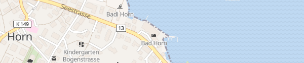 Karte Hotel Bad Horn Horn