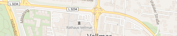 Karte Parkhaus Rathausplatz Vellmar