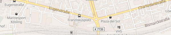 Karte Parkhaus am Stadtbahnhof Friedrichshafen
