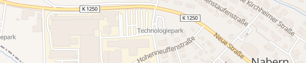Karte Technologiepark Sirius Kirchheim unter Teck