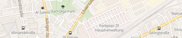 Karte ZF Forum Besucherparkplatz Friedrichshafen