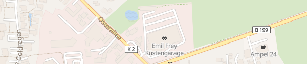 Karte Emil Frey Küstengarage Flensburg