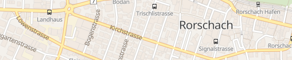 Karte Parkgarage City (Trischli) Rorschach