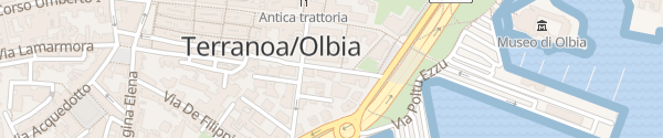 Karte Via Garibaldi Olbia