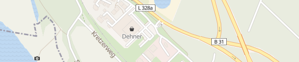 Karte Dehner Garten-Center Friedrichshafen