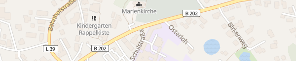 Karte Schulstraße Hohn
