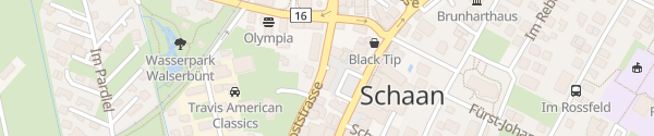Karte Parkhaus Lindaplatz / SAL Schaan
