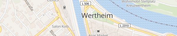 Karte Spitzer Turm Wertheim