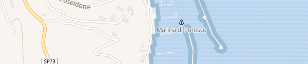 Karte Marina di Portisco Olbia