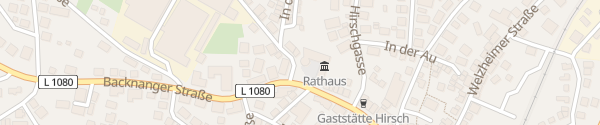 Karte Rathaus Rudersberg