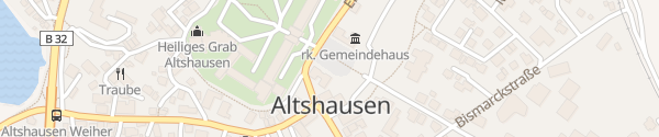 Karte Schloss Altshausen