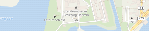 Karte Schloss Gottorf Schleswig