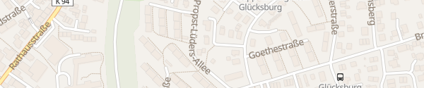Karte Klaus-Groth-Weg Glücksburg