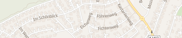 Karte deer eCarsharing Eichenweg Albershausen