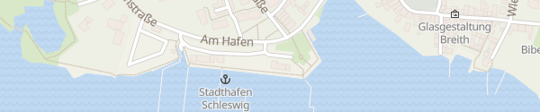 Karte Hafen Schleswig