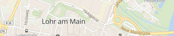 Karte Haaggasse Lohr am Main