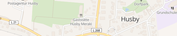 Karte Glücksburger Straße Husby