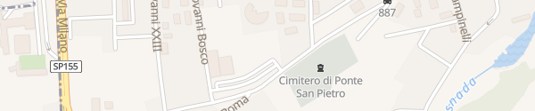 Karte Via Roma Ponte San Pietro