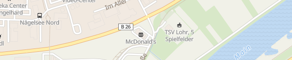 Karte McDonald's Lohr am Main