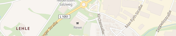 Karte REWE Neuenstein