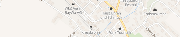 Karte Bahnhof Kressbronn am Bodensee