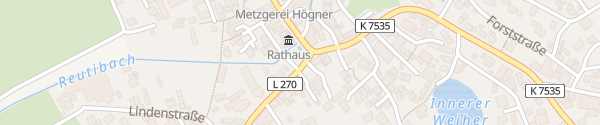 Karte Rathaus Uttenweiler