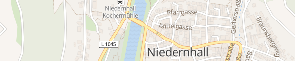 Karte Hauptstraße Niedernhall