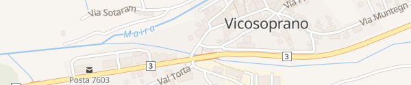 Karte Strada Principale Vicosoprano