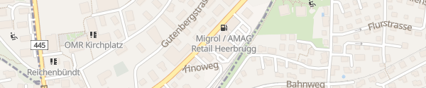 Karte AMAG (VW) Heerbrugg