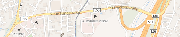 Karte Autohaus Pirker Altach