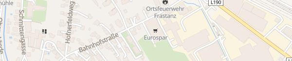 Karte EUROSPAR Walgaumarkt Frastanz
