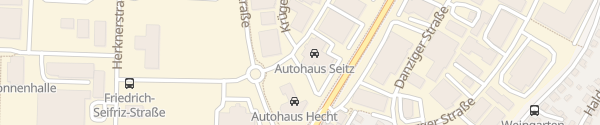Karte Autohaus Seitz Weingarten