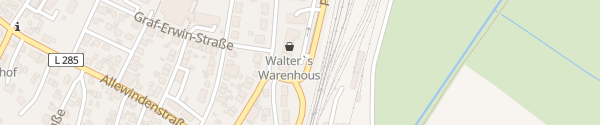 Karte Walters Warehouse Aulendorf