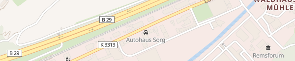 Karte Autohaus Sorg Lorch