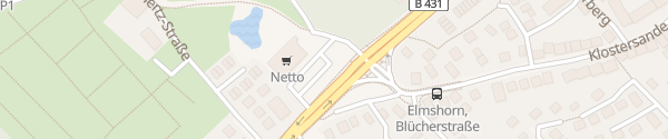 Karte Netto Westerstraße Elmshorn