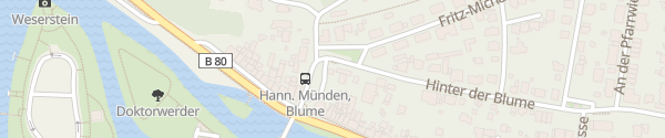 Karte Parkplatz Blume Hann. Münden