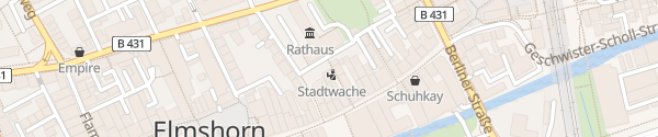 Karte Rathaus Elmshorn