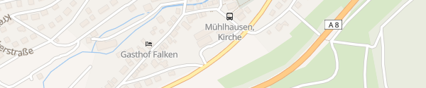Karte Gemeindehalle Mühlhausen im Täle