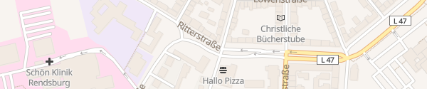 Karte Ritterstraße Rendsburg