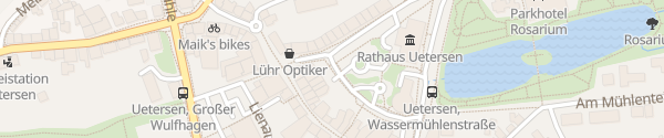 Karte Parkplatz der Stadtwerke Uetersen
