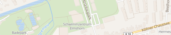 Karte Badepark Elmshorn