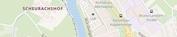 Karte Lidl Künzelsau